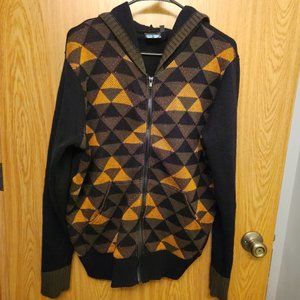 Elhoffer Design Trigyle knit hoodie unisex M